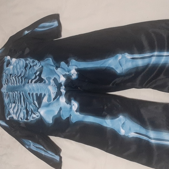 CHILDS XRAY SKELETON COSTUME HALLOWEEN - Picture 2 of 7